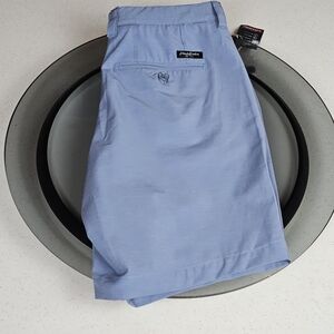 George Light Blue Men's Flat Front Shorts